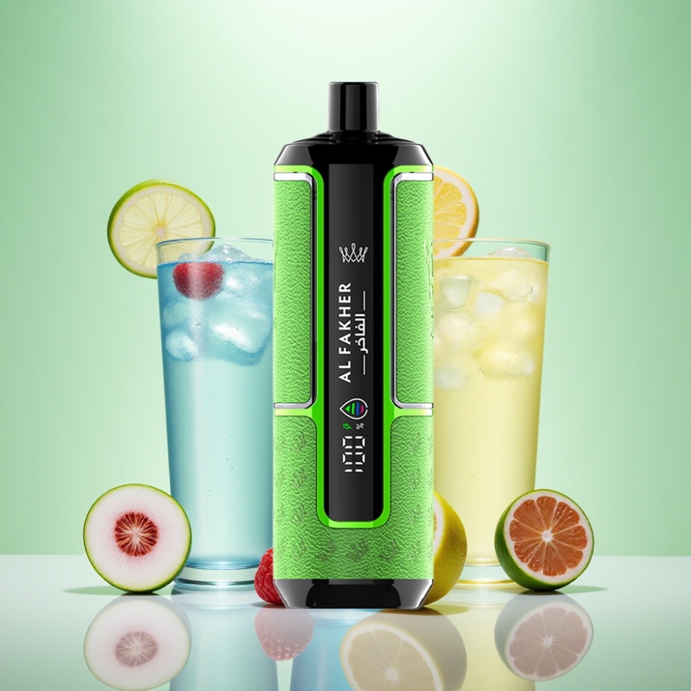 Al Fakher Crown Bar 15K Hypermax Dispozabil Vape Kit Plava Malina Limunada – 22ml, 600mAh, 15.000 pufova