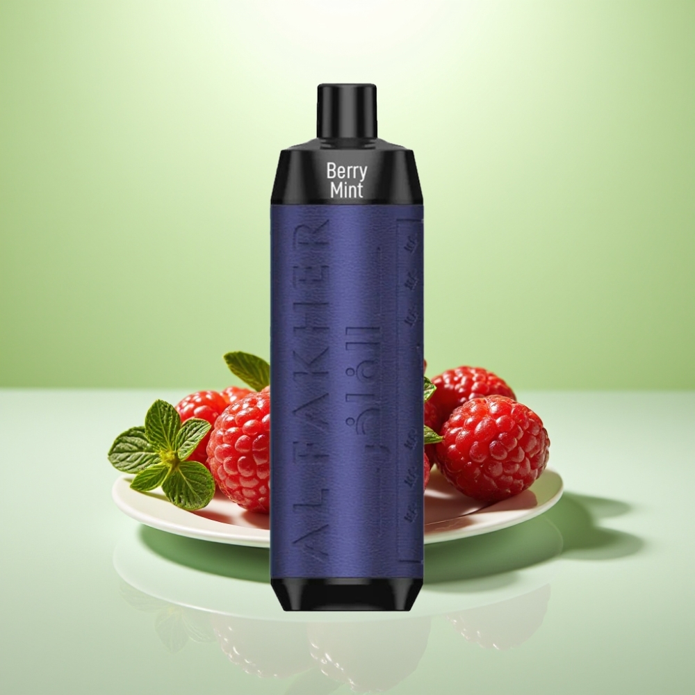 Al Fakher Crown Bar 8000 Crystal Dispozabil Vape Jagoda Met – 600mAh, 18ml, 8000 puševa, Type-C punjenje