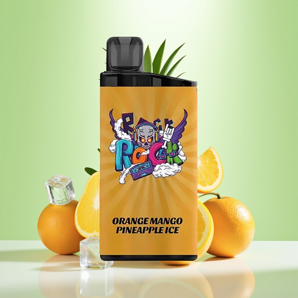 IGET Bar 3500 Puffs Dispozabil Vape Narandža Mango Ananas Led – 1400 mAh, 1.2 Ohm Mesh Coil