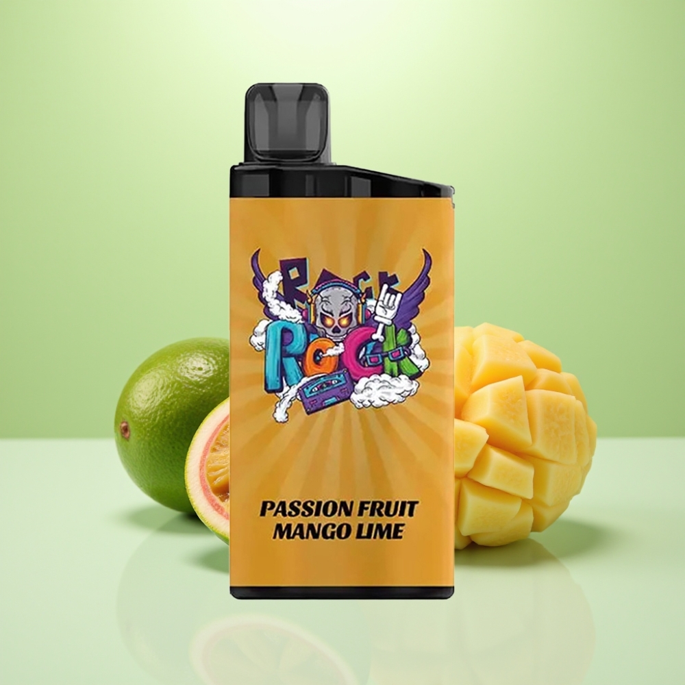 IGET Bar 3500 Puffs Dispozabil Vape Pasionsko Voće Mango Limeta – 3500 Puffova, 1400 mAh, 1.2 Ohm Mesh Coil