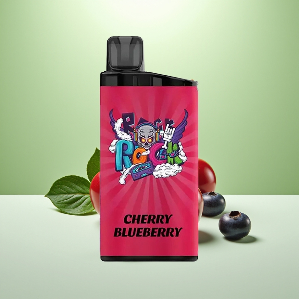 IGET Bar 3500 Puffs Dispozabil Vape Trešnja Borovnica – 3500 Pufova, 1400 mAh, 1.2 Ohm Mesh
