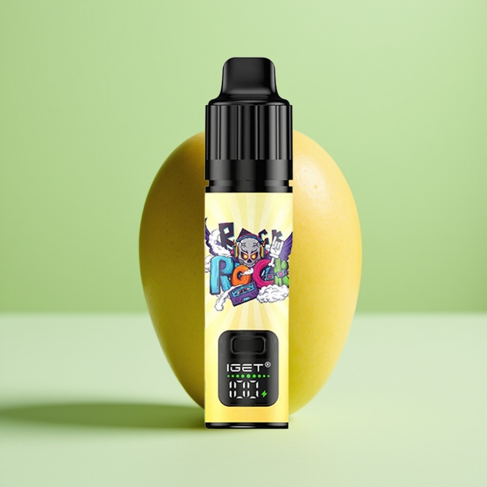 IGET BAR PLUS S3 POD 10000 Puffs Dispozabil Vape - 5% Nikotina, 18 ml Tečnost, 950 mAh Baterija - Mango Monster