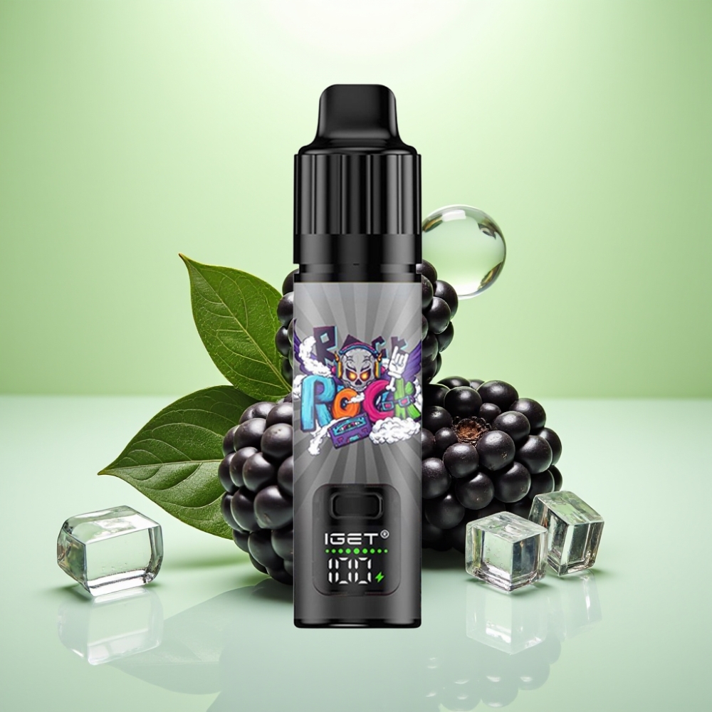 IGET BAR PLUS S3 POD 10000 Puffs Dispozabil Vape - 5% nikotina, 18ml tečnost, 950mAh baterija - Brusnica led