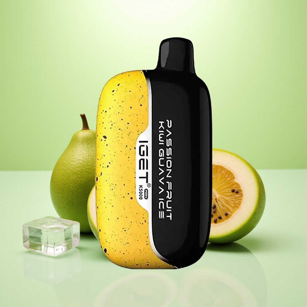 IGET Moon K5000 Puffs Jednokratna Vape Pasiflora Kivi Guava Led – 5000 Pufova, 1.35 Ohm Mesh Coil, 81.5 g