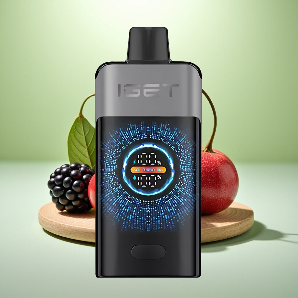 IGET ONE 12000 Puffs Dispozabil Vape Брусница Трешња Нар 12000 пуфова, 2700 mAh, 0.6 ohm Dual Mesh Coil