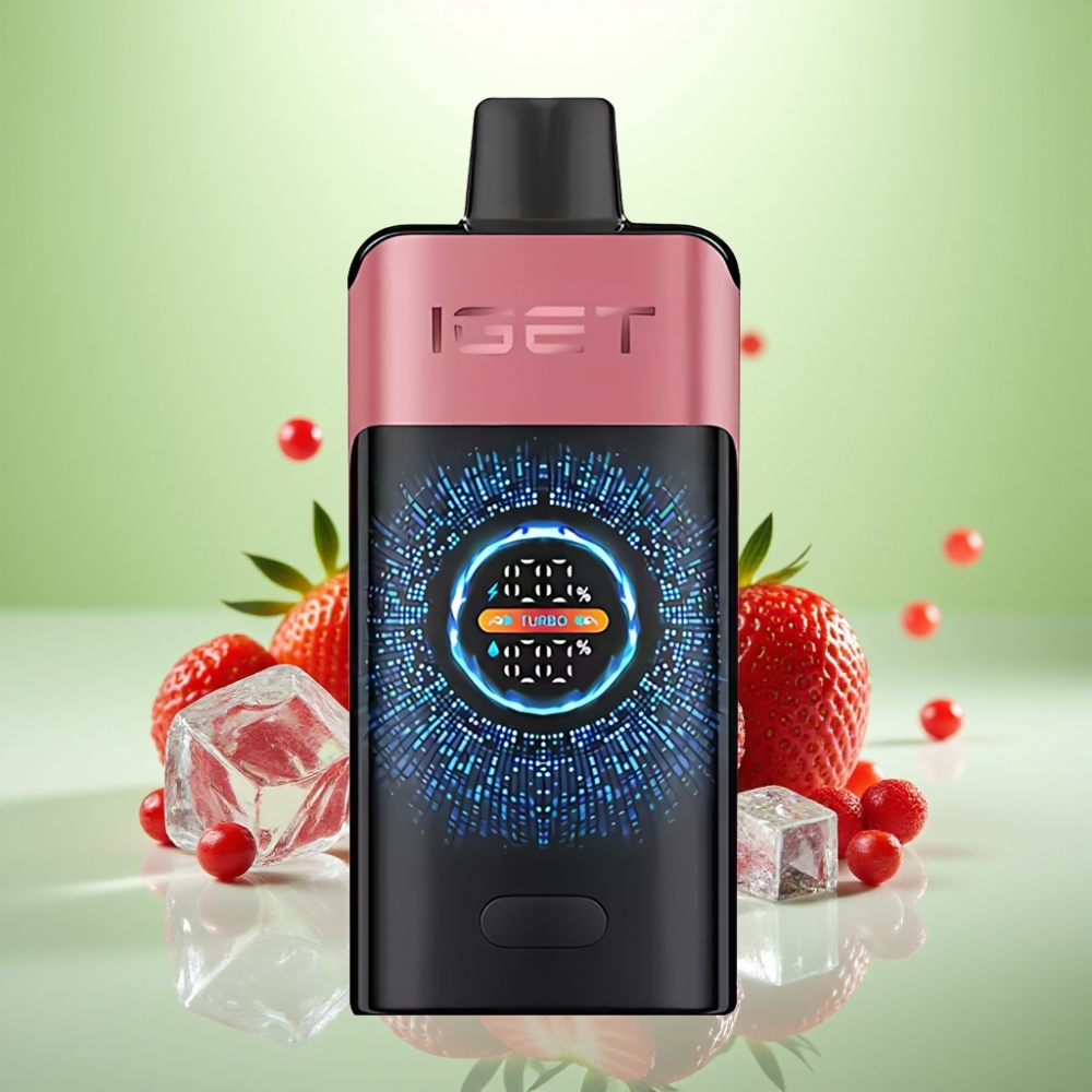 IGET ONE 12000 Pufova Jednokratna Vejp Jagoda Narandža Led, 2700 mAh, 0.6 ohm Dual Mesh