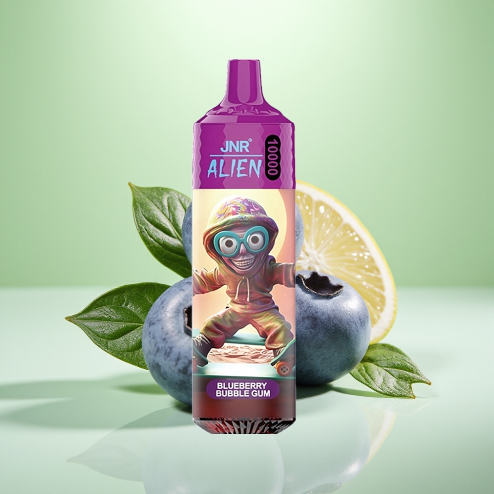 JNR Alien 10000 Puffs - 850mAh, 20ml, Type-C, Plava bobi žvakaća guma