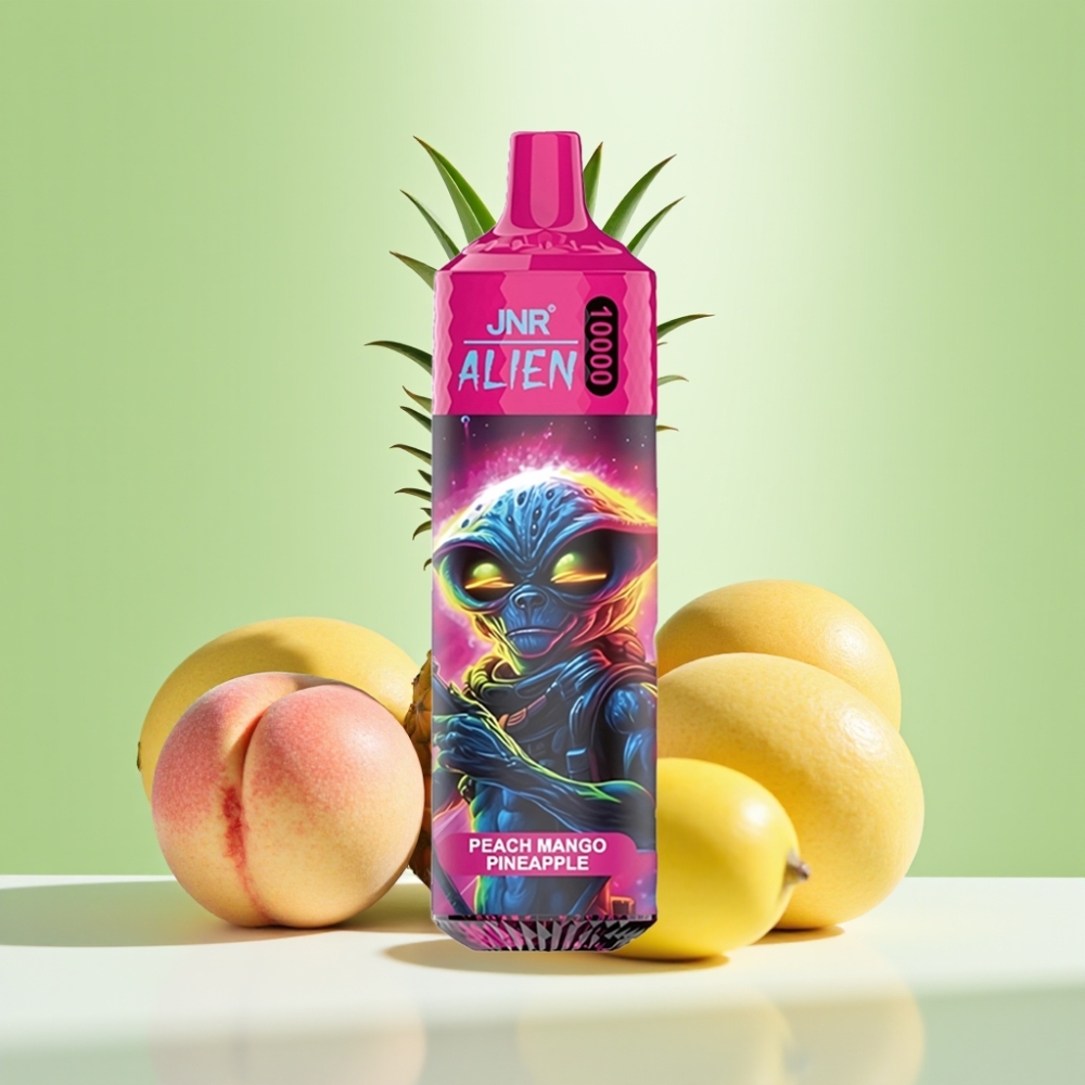 JNR Alien 10000 Puffs - Breskva manga ananas, 850mAh, 20ml, Type-C