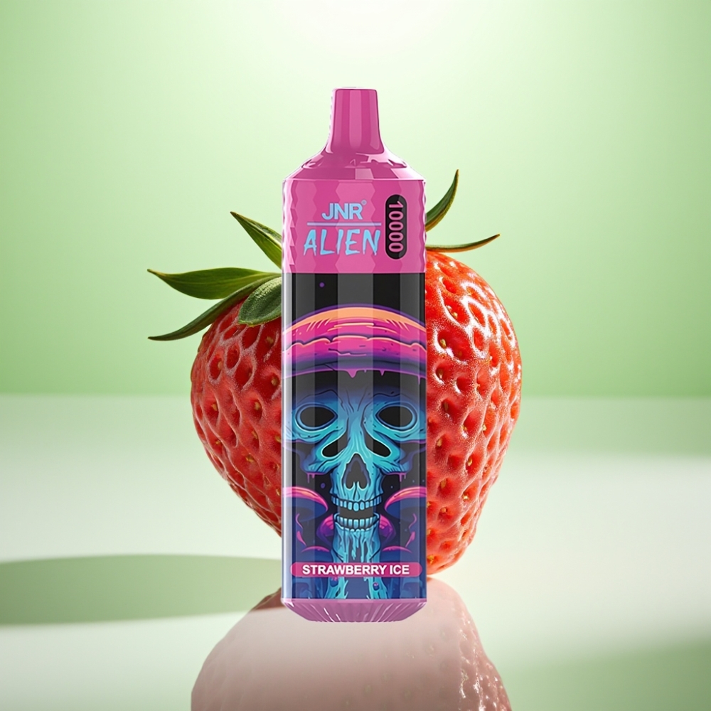 JNR Alien 10000 Puffs Dispozabil Vape Jagoda Led – 850mAh, 20ml, Type-C