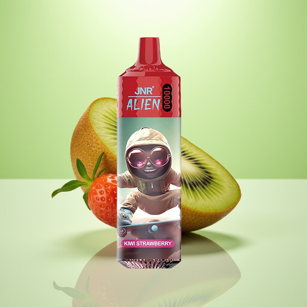 JNR Alien 10000 Puffs Dispozabil Vape Kajlija Jagoda – 850mAh, 20ml, Type-C