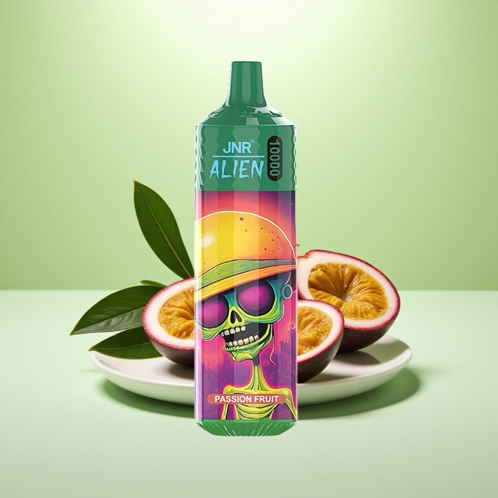 JNR Alien 10000 Puffs Dispozabil Vape Marakuja – 850mAh, 20ml, Type-C, RGB