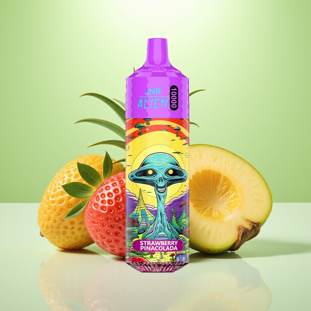 JNR Alien 10000 Puffs Dispozabilni Vape Jagoda Pina Kolada – 10000 pufova, 850mAh, 20ml tečnosti, Type-C punjenje