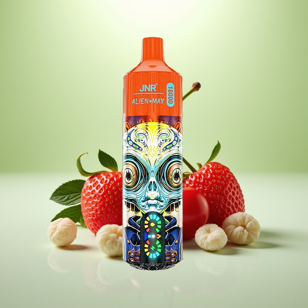 JNR Alien Max 18000 Puffs Dispozabil Vape Jagoda Malina Trešnja - 20 ukusa, 28ml tečnosti, 850mAh baterija, Type-C punjenje