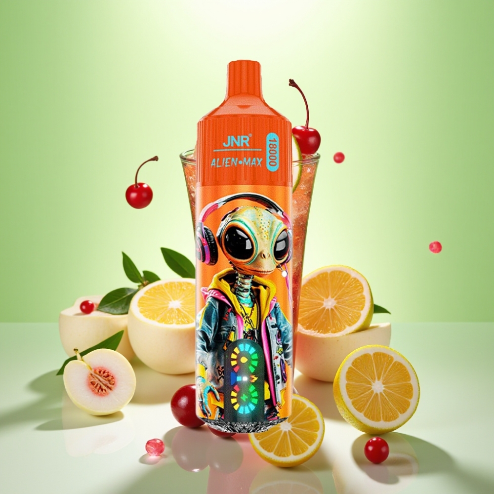 JNR Alien Max 18000 Puffs Dispozabilna Vape Gazirana Višnja Kola – 28ml, 850mAh, Tip-C punjenje