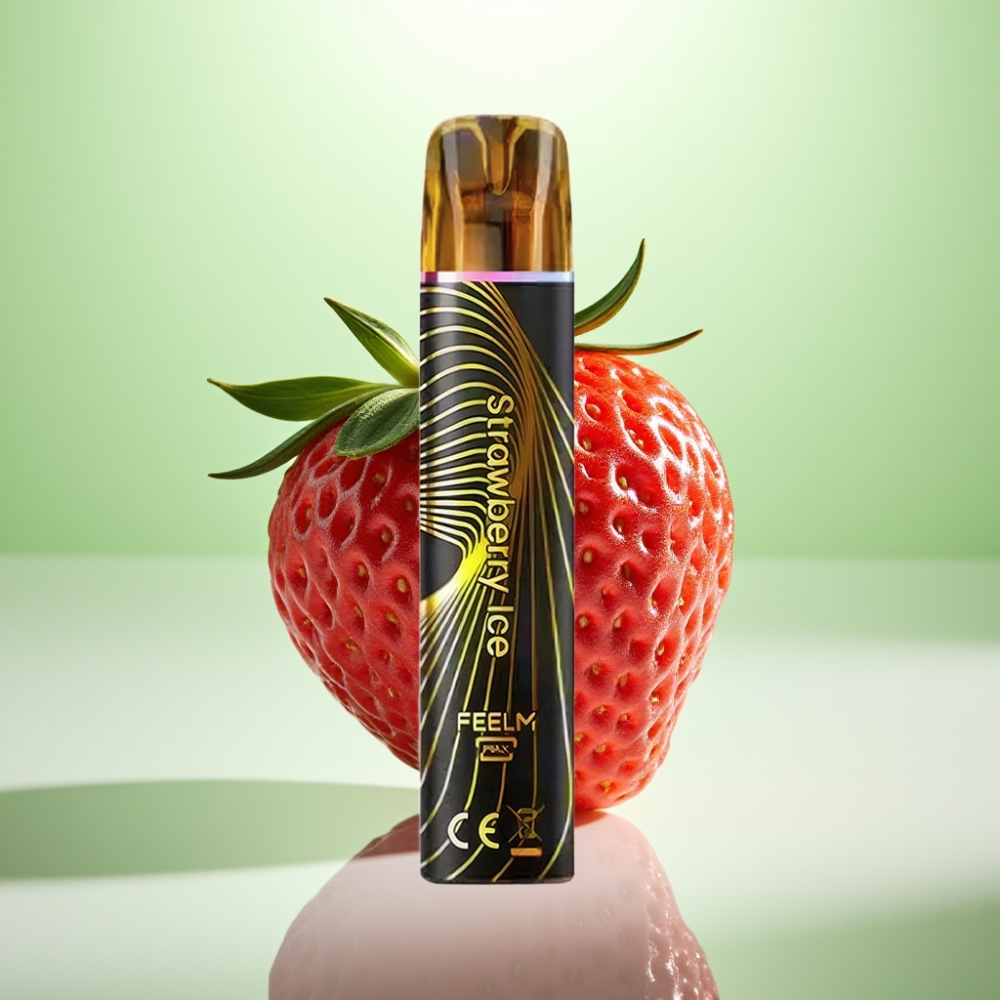 JNR Black&Golden 600+200 Puffs Dispozabil Vape Jagoda Led - 800 Puffs, 550mAh, 2ml, 2% Nikotina