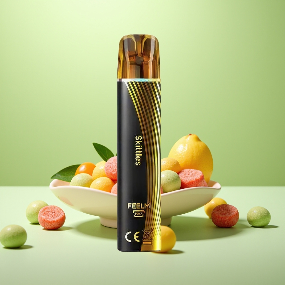 JNR Black&Golden 600+200 Puffs Dispozabil Vape Skittles – 800 Puffs, 550mAh, 2ml, TPD