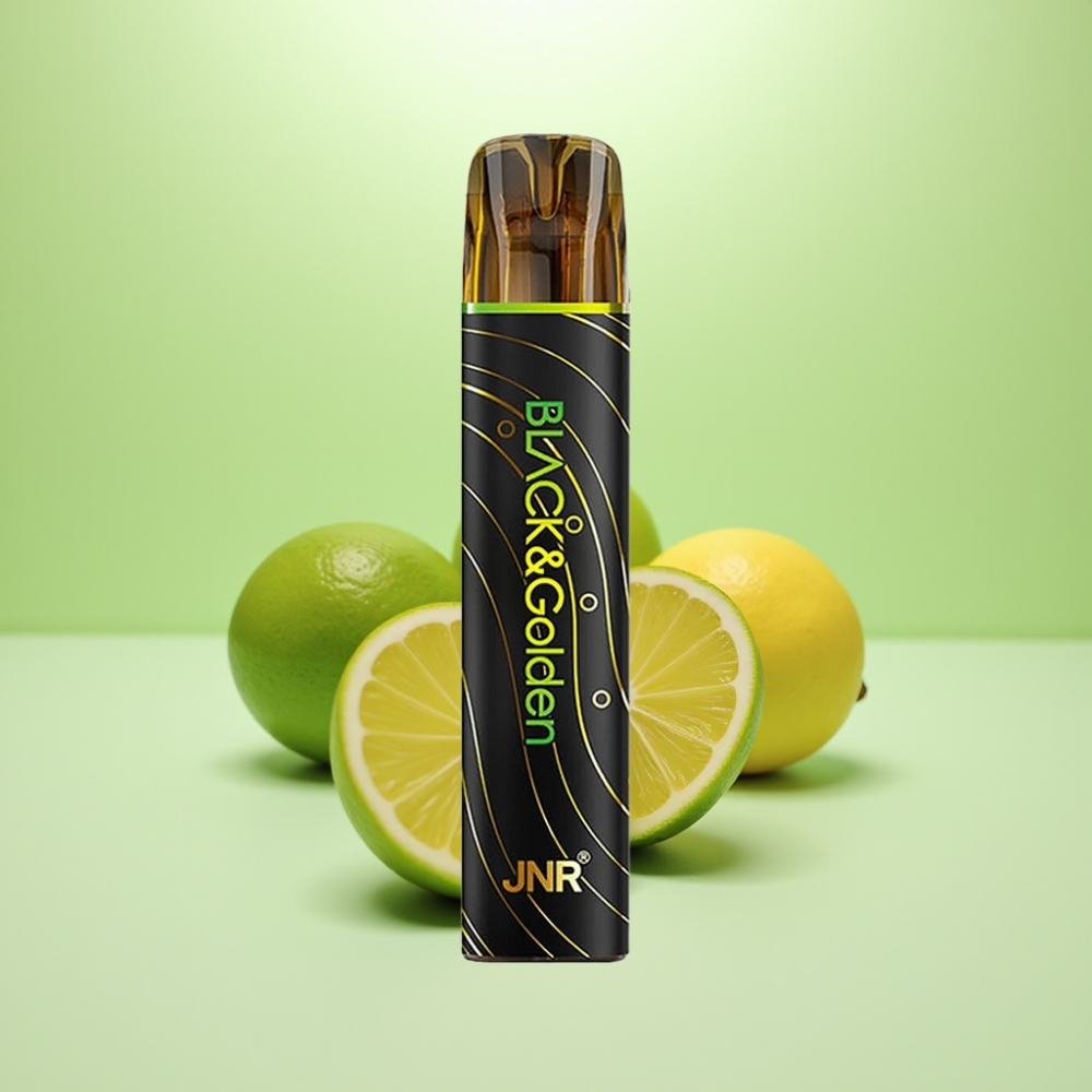 JNR Black&Golden 600+200 Pufovi Dispozabil Vape Limeta & Limun – 800 Pufova, 550mAh, 2ml