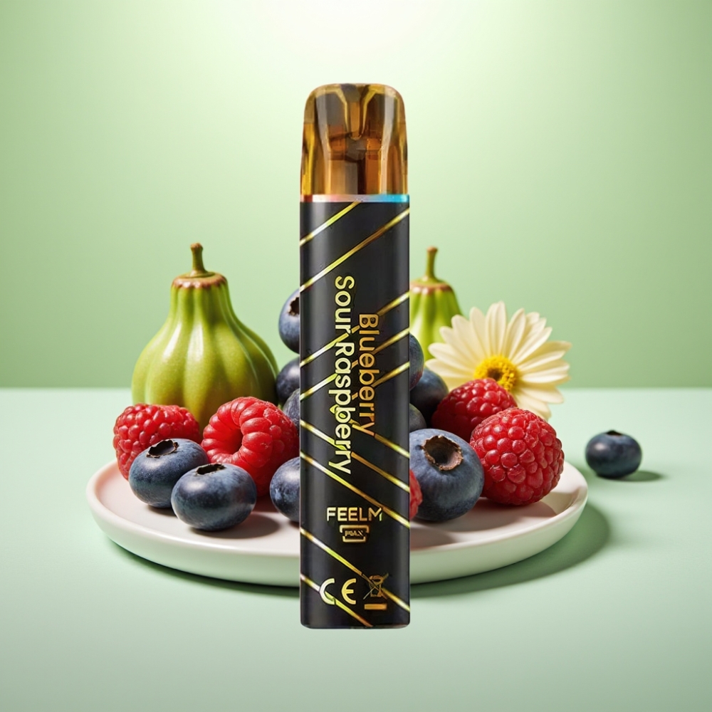 JNR Black&Golden 800 Puffs Dispozabil Vape Borovnica-Kisela Malina 550mAh 2ml 2%