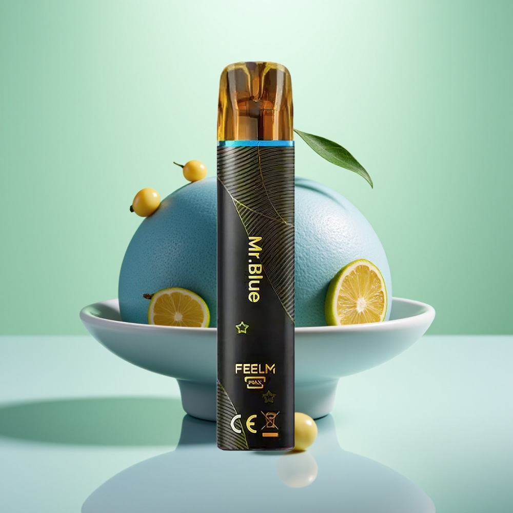 JNR Black&Golden 800 Puffs Dispozabil Vape Mr Blue – 550mAh, 2ml, 2% nikotina, TPD sertifikat