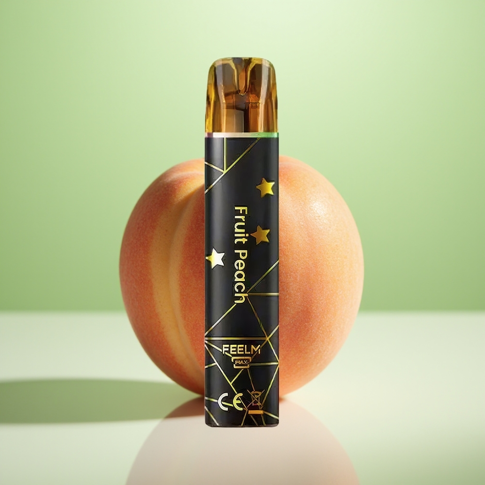 JNR Black&Golden 800 Pufova Dispozabil Vape Breskva 550mAh 2ml 2% Nikotina TPD
