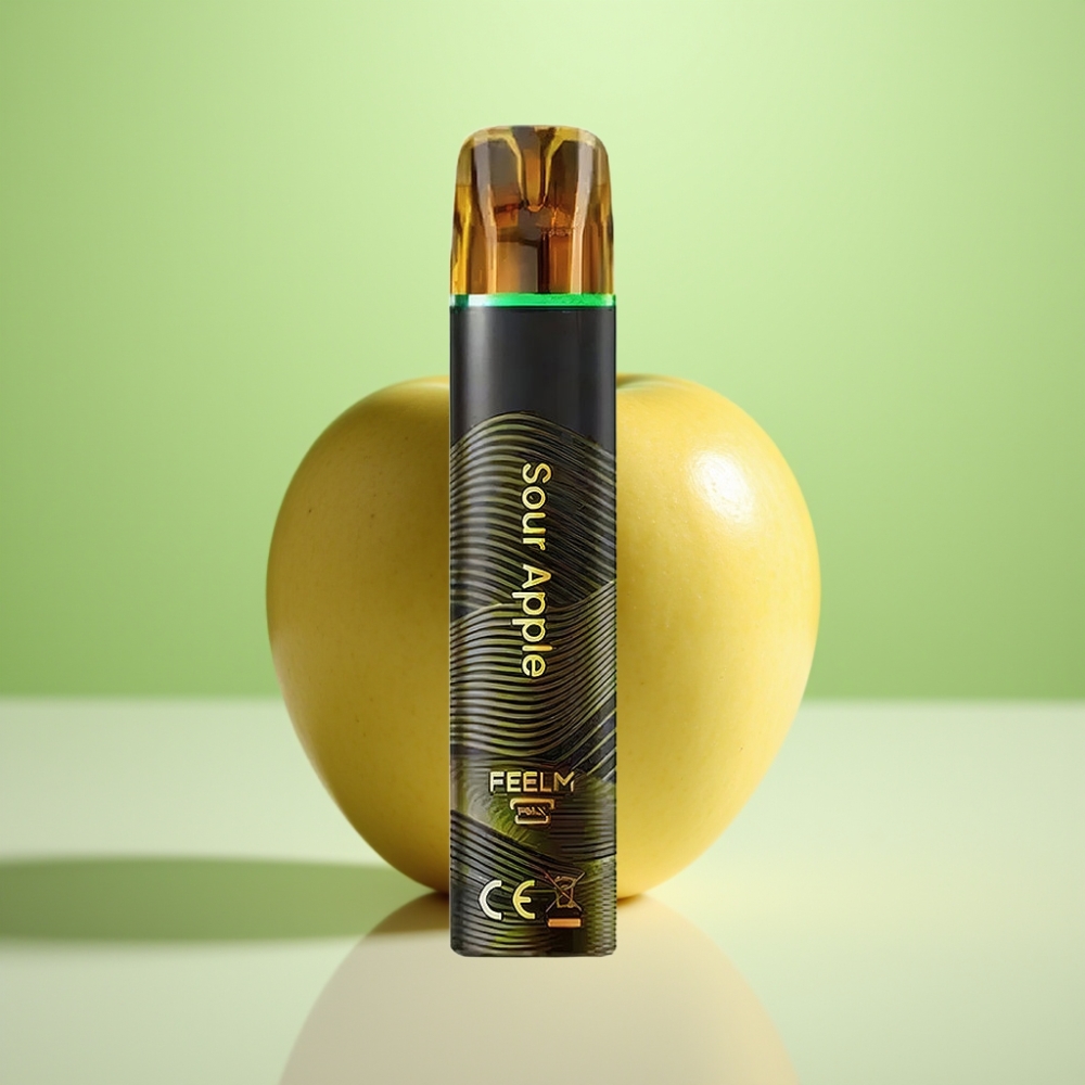 JNR Black&Golden 800 Pufova Dispozabil Vape Kisela Jabuka, 550mAh, 2ml, 2% Nikotina