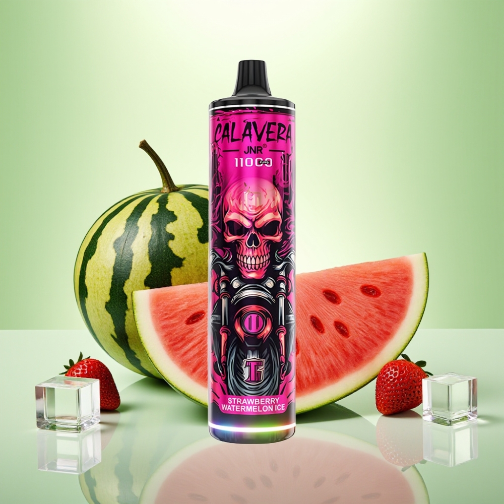 JNR Calavera 11000 Puffs Dispozabil Vape Jagoda Lubenica Led, 850mAh, 21ml, 1.0ohm
