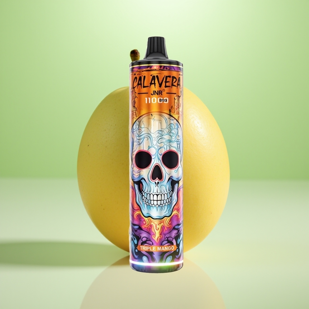 JNR Calavera 11000 Pufova Dispozabil Vape Trostruki Mango – 850 mAh, 21ml, 1.0ohm Mesh Coil