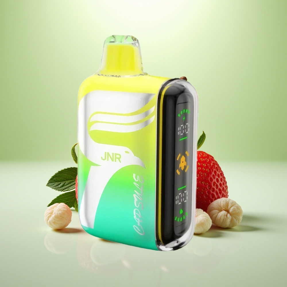 JNR Capsule 15000 Puffs Dispozabilna Vape Jagoda Malina Trešnja – 850mAh, 20ml, Dual Mesh Coil, Smart LED Display