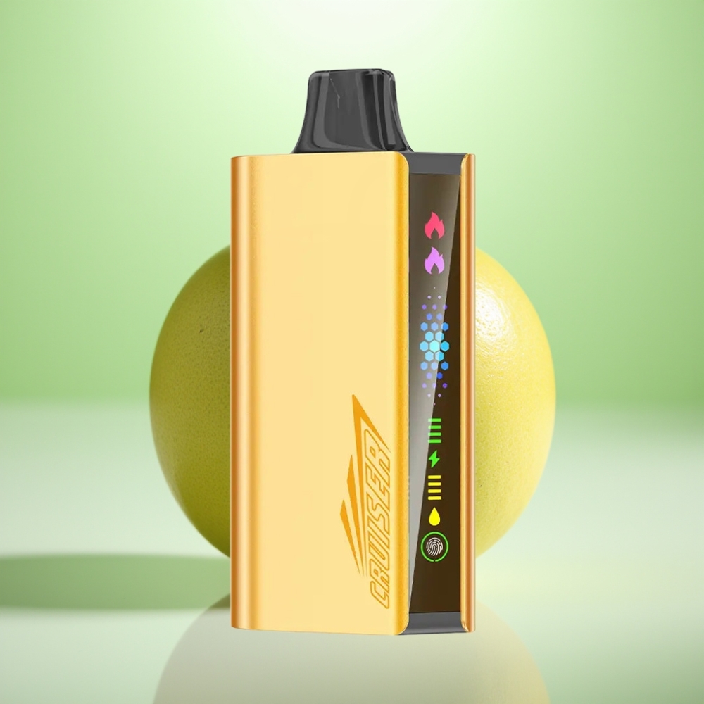 JNR Cruiser 12000 Puffs No-Charge Dispozabil Vape Cool Fanta, 3500 mAh, 25ml, Dual Mesh Coil, Animacija Ekran