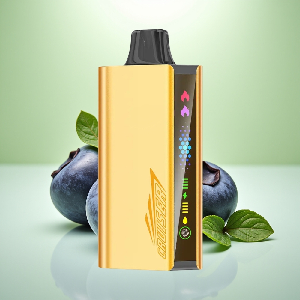 JNR Cruiser 12000 Pufova No-Charge Dispozabil Vape Borovnica Eksplozija, 25ml tečnost, 3500 mAh baterija, 1.2ohm Dual Mesh Coil