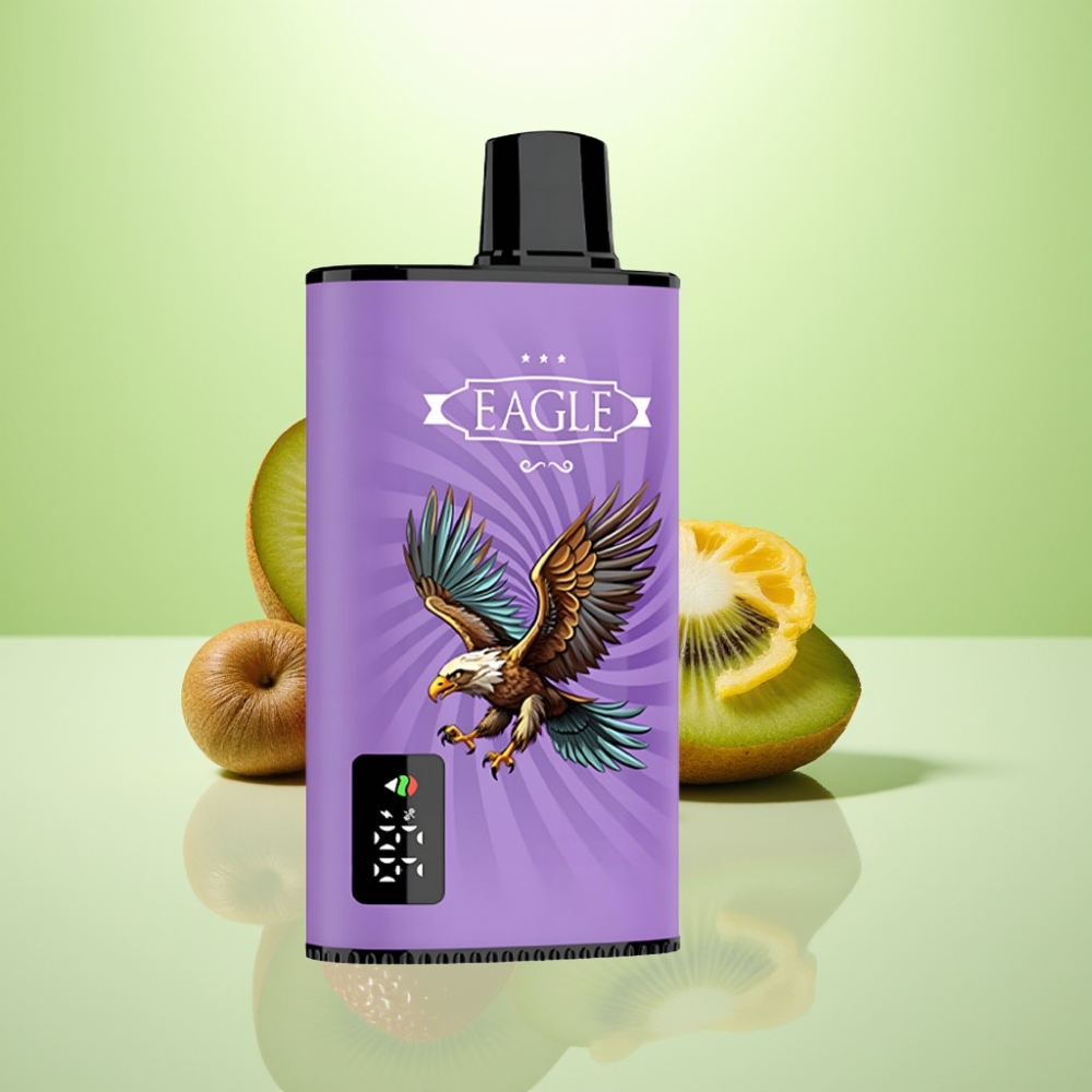 JNR EAGLE Smart 23000 Pufova Jednokratna Vape sa Digitalnim Ekranom, 750mAh Baterija, 25ml Tekućine - Jagoda Kivi