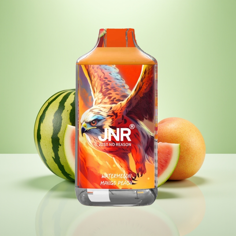 JNR Falcon 16000 Puffs Dispozabil Vape Lubenica Mango Breskva - 850mAh, 22ml, Dual Mesh Coil