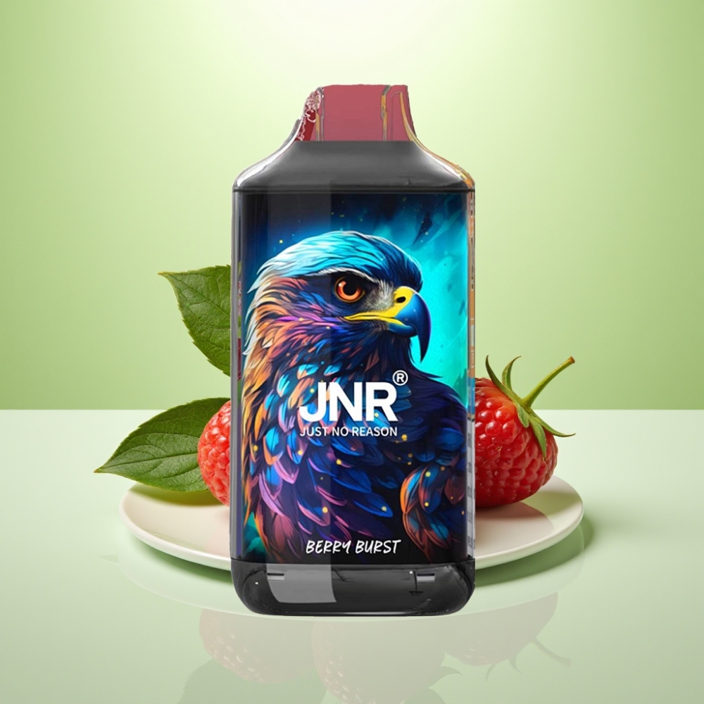 JNR Falcon 16000 Puffs Dispozabilna Vape Bery Burst – 850 mAh, 22ml, Dual Mesh Coil, Smart LED Display