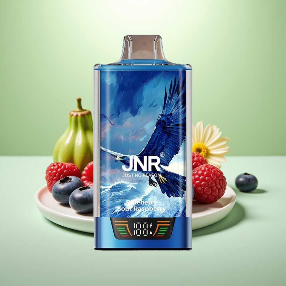 JNR Falcon Pro 28000 Dispozabil Vape Borovnica-Kisela Malina, 30ml, 28000 Pufova, 5% Nikotina, USB-C