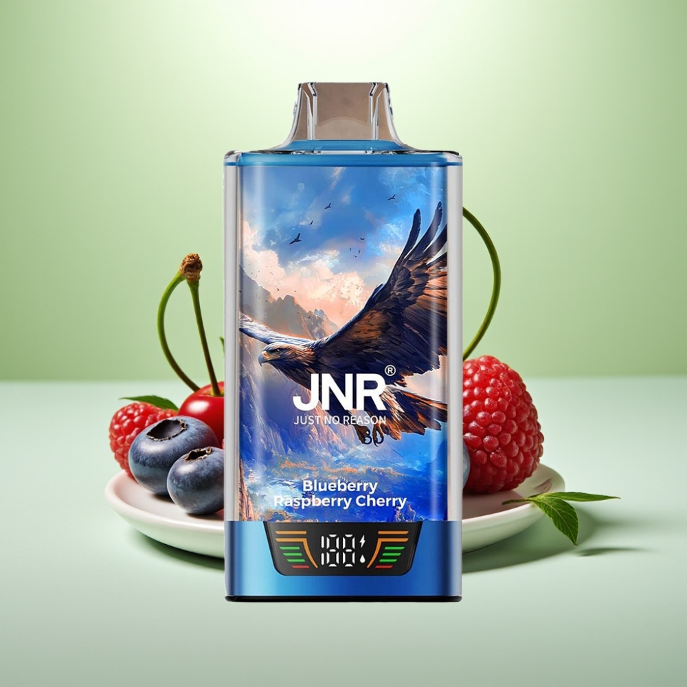 JNR Falcon Pro 28000 Dispozabil Vape Borovnica Malina Trešnja - 30ml, 950mAh, 28000 Puffova, 5% Nikotina