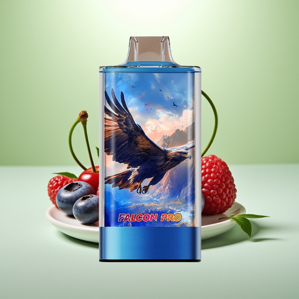 JNR Falcon Pro 28000 Dispozabil Vape Borovnica Malina Trešnja - 30ml, 950mAh, 28000 Puffova, 5% Nikotina