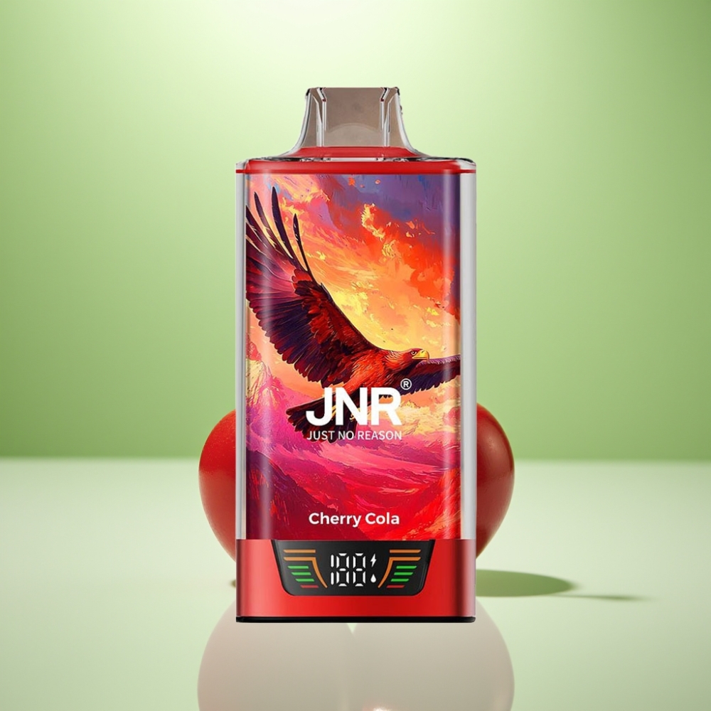 JNR Falcon Pro 28000 Dispozabil Vape Cherry Kola – 30ml, 950mAh, 28000 Pufova, 5% Nikotina