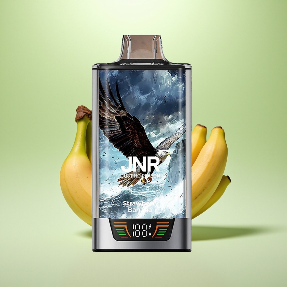 JNR Falcon Pro 28000 Dispozabil Vape Jagoda Banana – 30ml, 950mAh, 28000 Pufova, 5% Nikotina