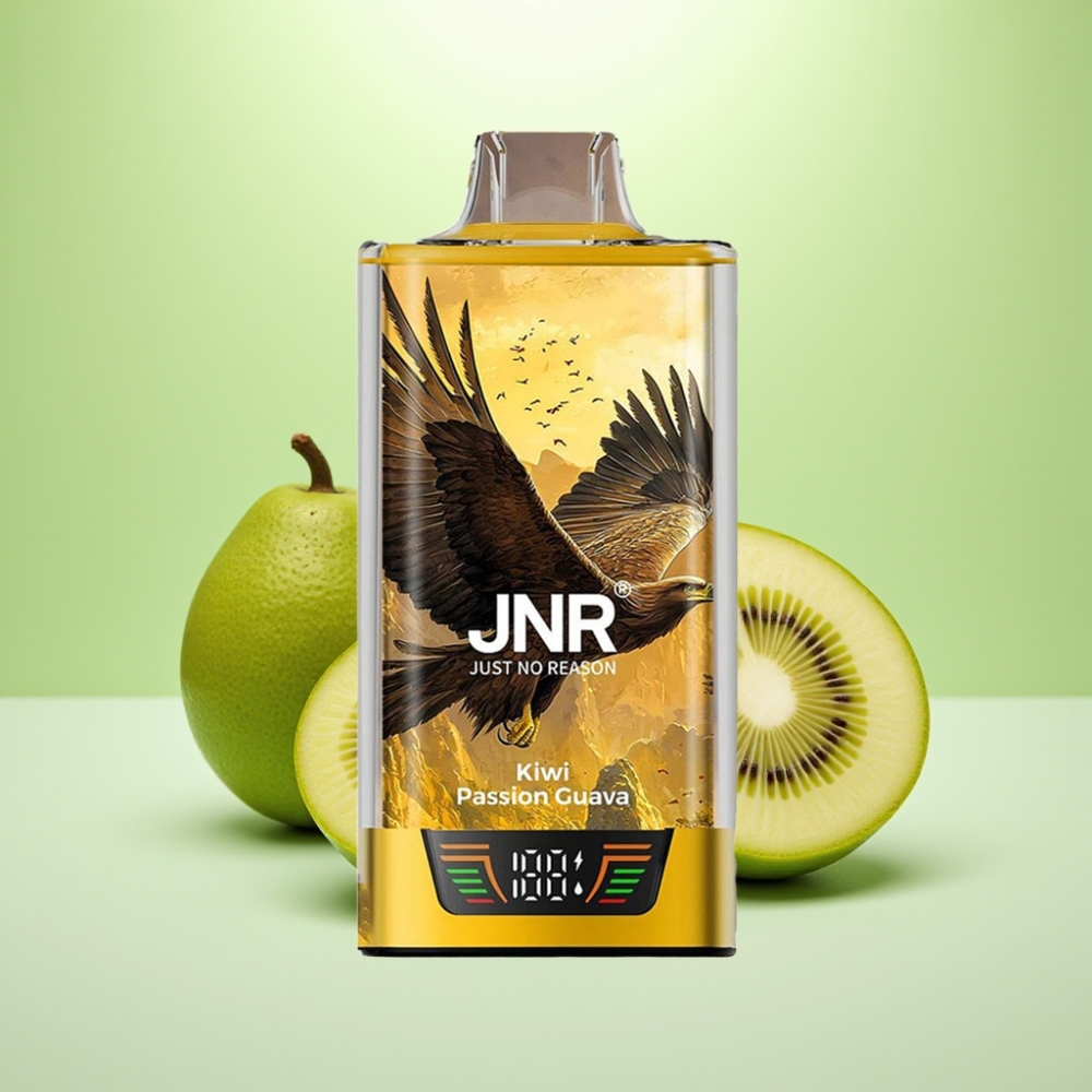 JNR Falcon Pro 28000 Dispozabil Vape Kiwi Pasija Guava – 30ml, 28000 Puffova, 5% Nikotina, Smart Ekran