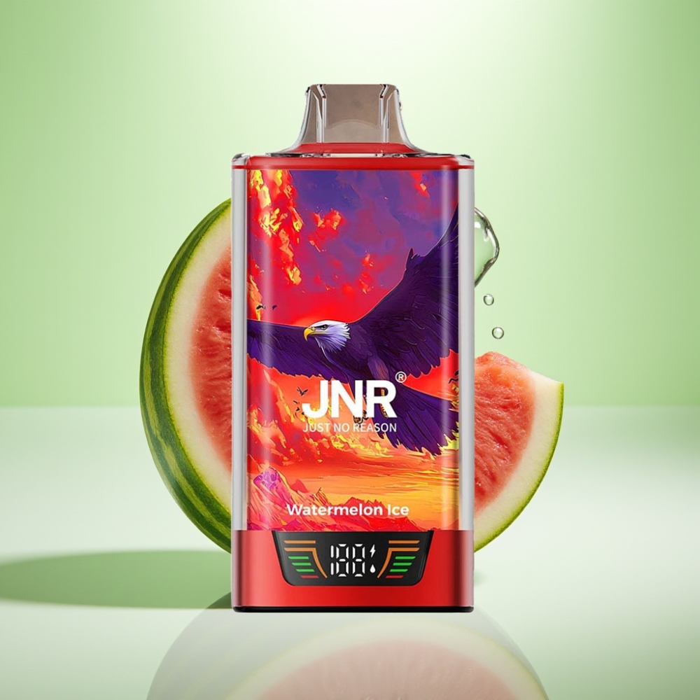JNR Falcon Pro 28000 Dispozabil Vape Ledenjena lubenica – 30ml, 950mAh, 28000 pufova, 5% nikotina