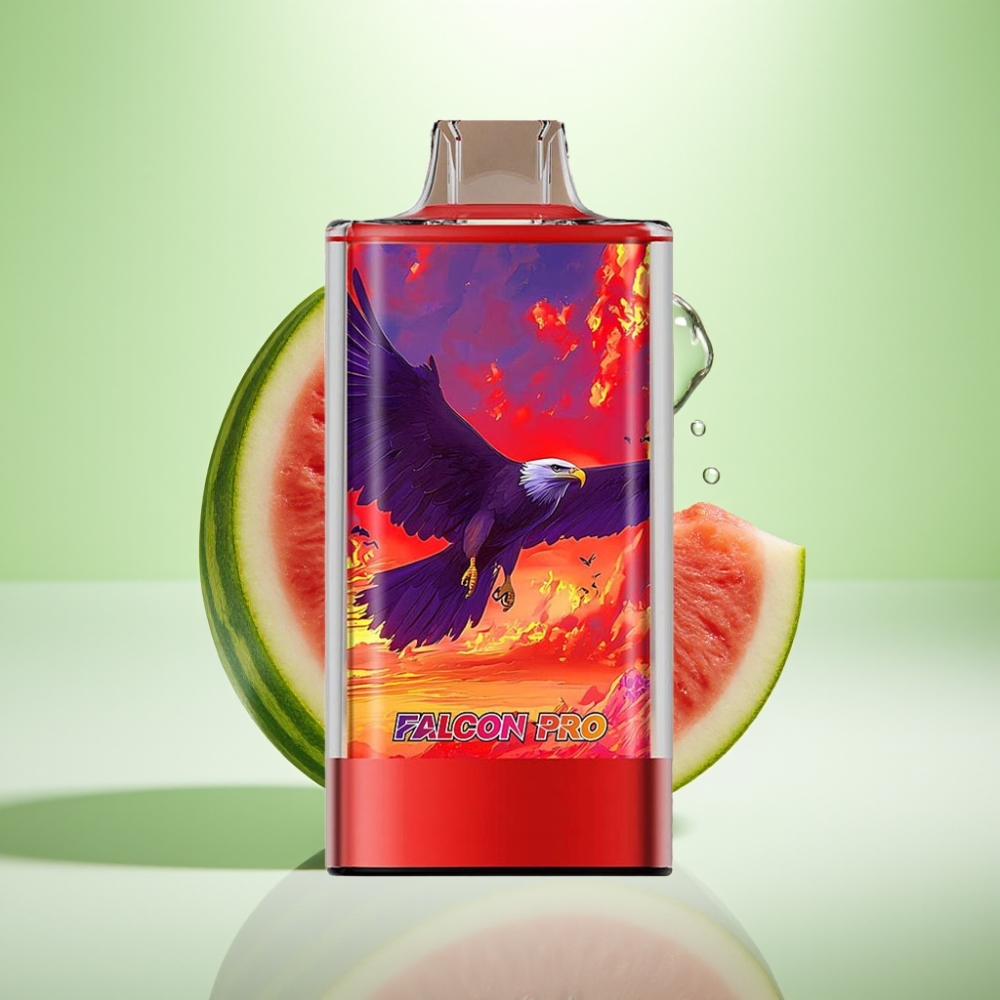 JNR Falcon Pro 28000 Dispozabil Vape Ledenjena lubenica – 30ml, 950mAh, 28000 pufova, 5% nikotina