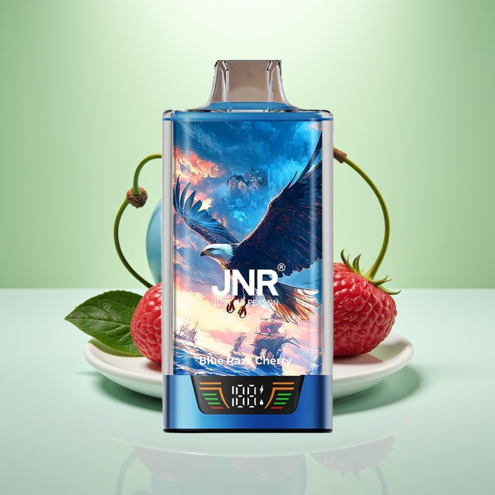 JNR Falcon Pro 28000 Dispozabil Vape Plava Malina Trešnja – 30ml, 950mAh, 28000 Pufova, 5% Nikotina