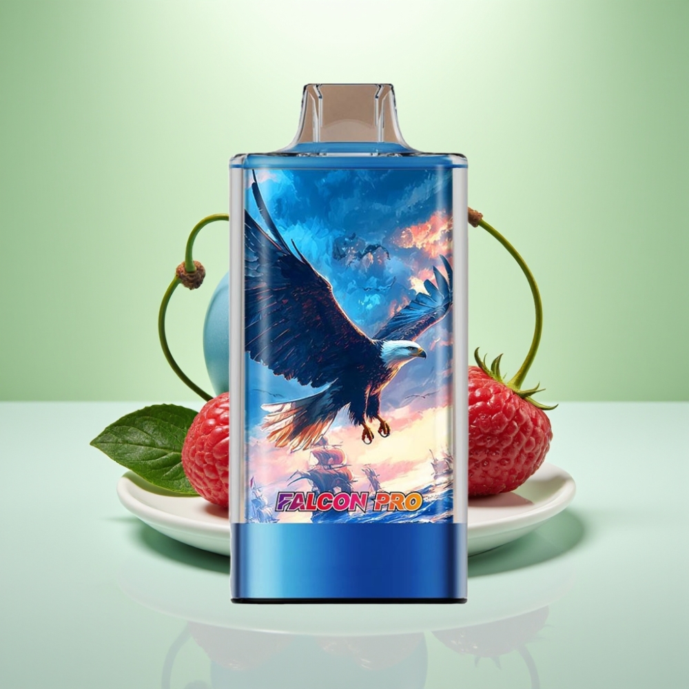 JNR Falcon Pro 28000 Dispozabil Vape Plava Malina Trešnja – 30ml, 950mAh, 28000 Pufova, 5% Nikotina