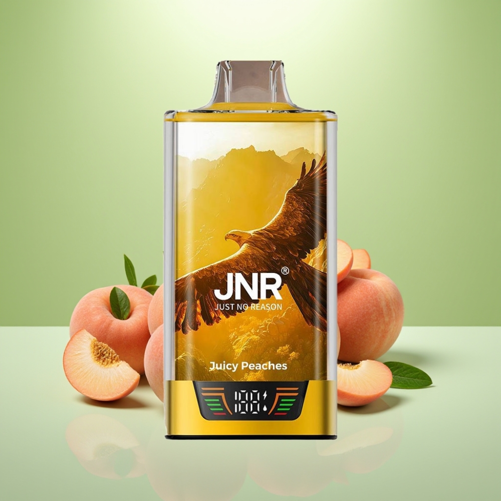 JNR Falcon Pro 28000 Dispozabil Vape - Sočne Breskve, 30ml, 28000 Pufova, 5% Nikotina, USB Type-C