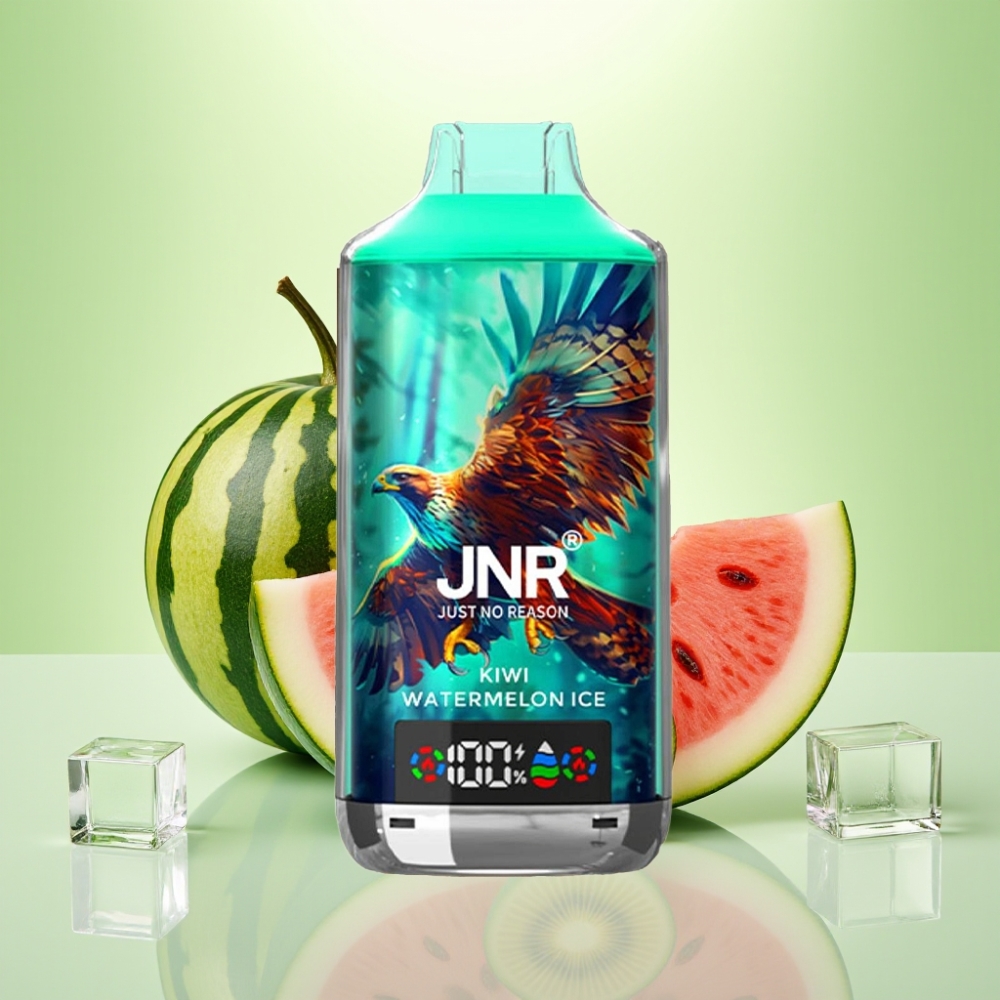JNR Falcon X 18000 Puffs Dispozabil Vape Kivi Lubenica Led, 750mAh, 24ml, Dual Mesh Coil