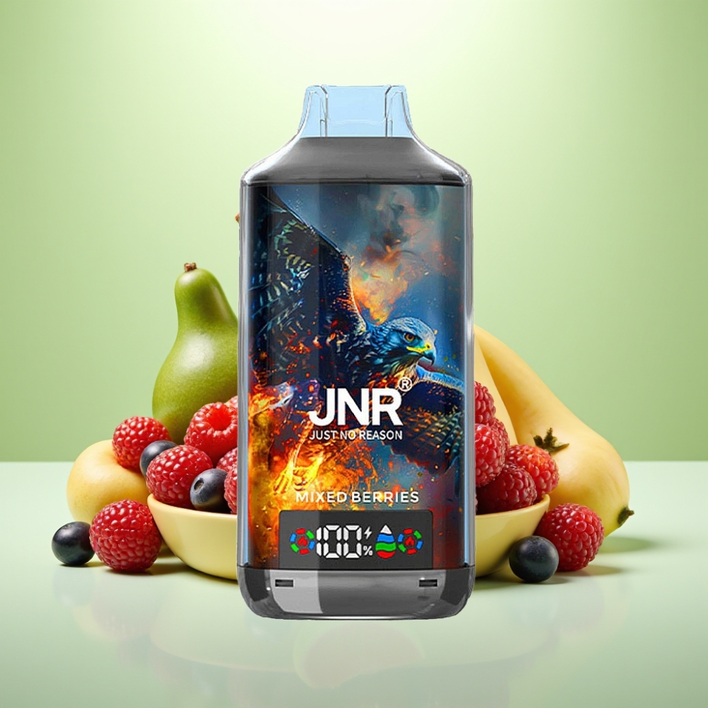 JNR Falcon X 18000 Puffs Dispozabilna Vape Mješavina Bobica – 24ml, Dual Mesh Coil, Type-C punjenje