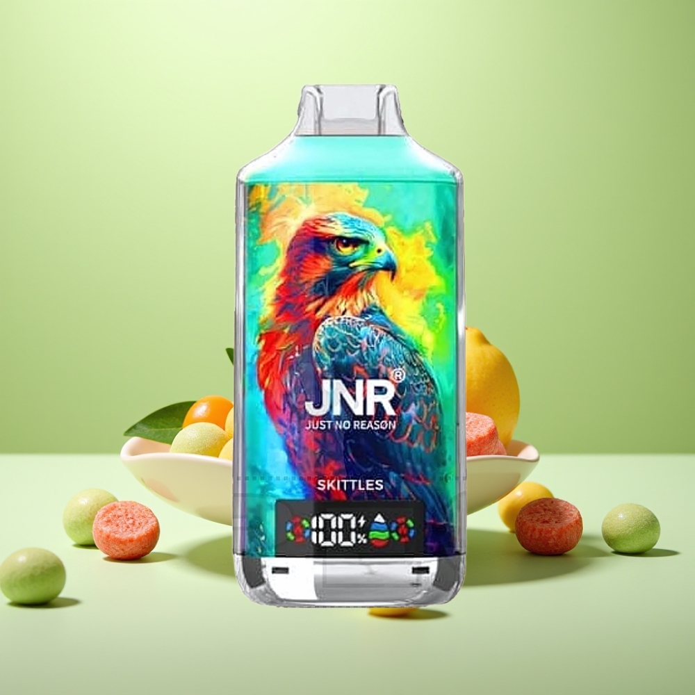 JNR Falcon X 18000 Puffs Dispozabilna Vape Raketice – 24ml, Dual Mesh Coil, Type-C punjenje