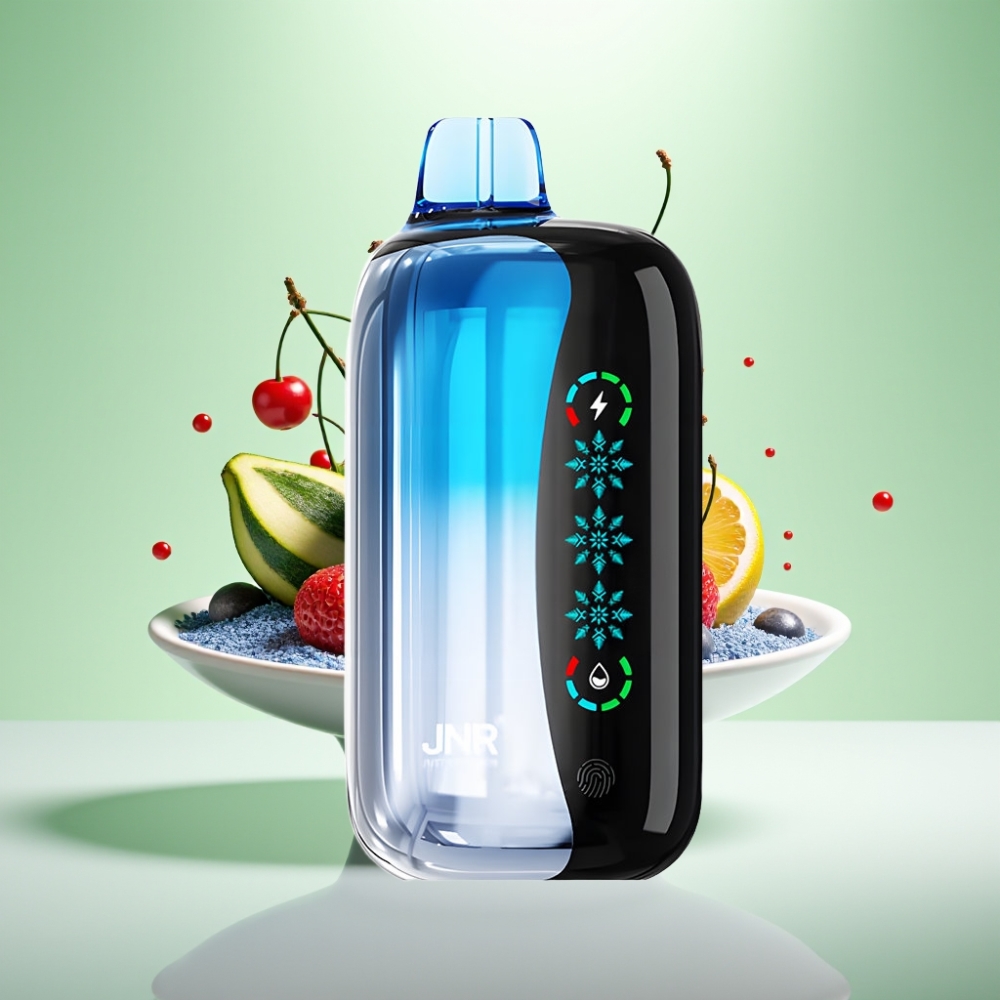 JNR Flex Ice 21000 Pufova Dispozabil Vape Plava Eksplozija Trešnje – 26ml, Podesivi Vazdušni Tok, 1.2 Ohm Dual Mesh
