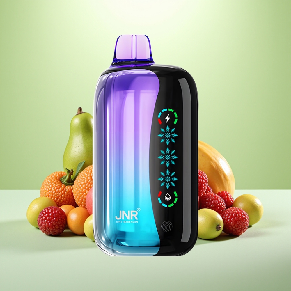 JNR Flex Ice 21000 Pufova Jednokratna Vape sa Podesivim Ice Efektom, 26ml Tecnosti, Customizable Airflow, 1.2 Ohm Dual Mesh - Mixed Berry