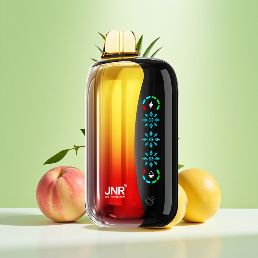 JNR Flex Ice 21000 Pufova Jednokratna Vejp breskva mango ananas – Podešavanje leda, 26ml tečnosti, 1000mAh baterija